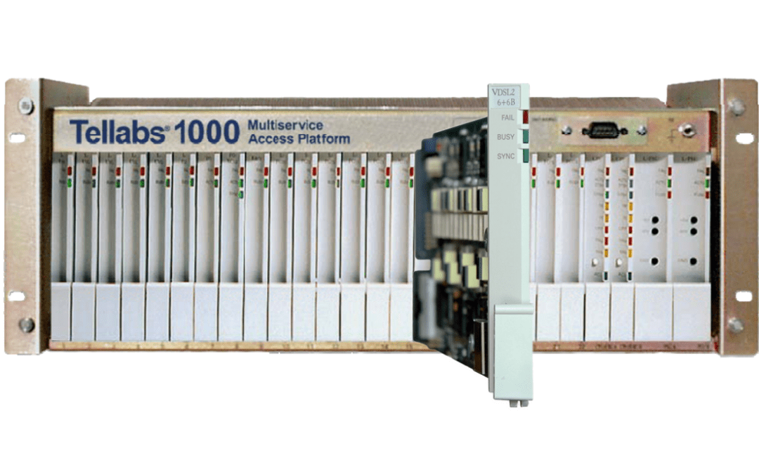 Tellabs 1000 MSAP new VDSL2 6+6B plug-in card underscores continued R&D investment