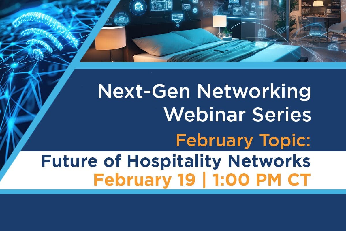 February 2025 - Monthly Webinar Series - Future of Hospitality - banner image