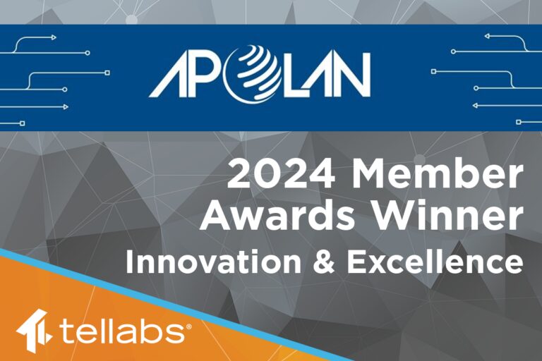 Tellabs 2024 APOLAN Awards Winner - Banner